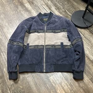 Vintage Two Toned Scully Aztec Western Leather Jacket M